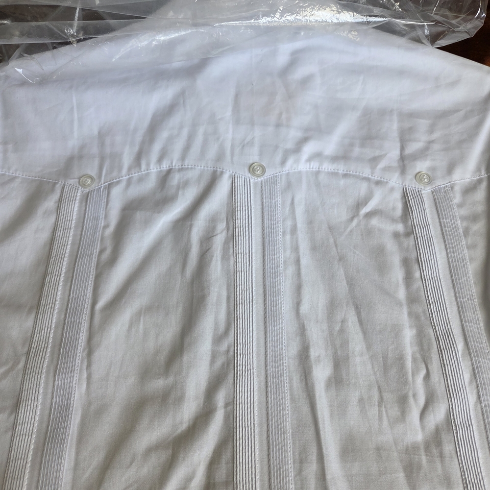 KING RANCH Rancher Guayabera Short Sleeve M - Picture 4 of 4